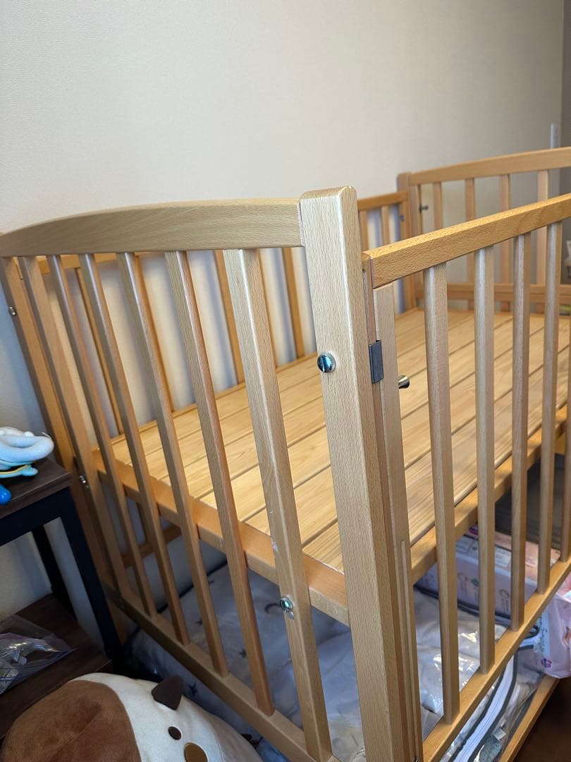 ベビーベッド　ツーオープン　ヤマサキ　標準サイズ