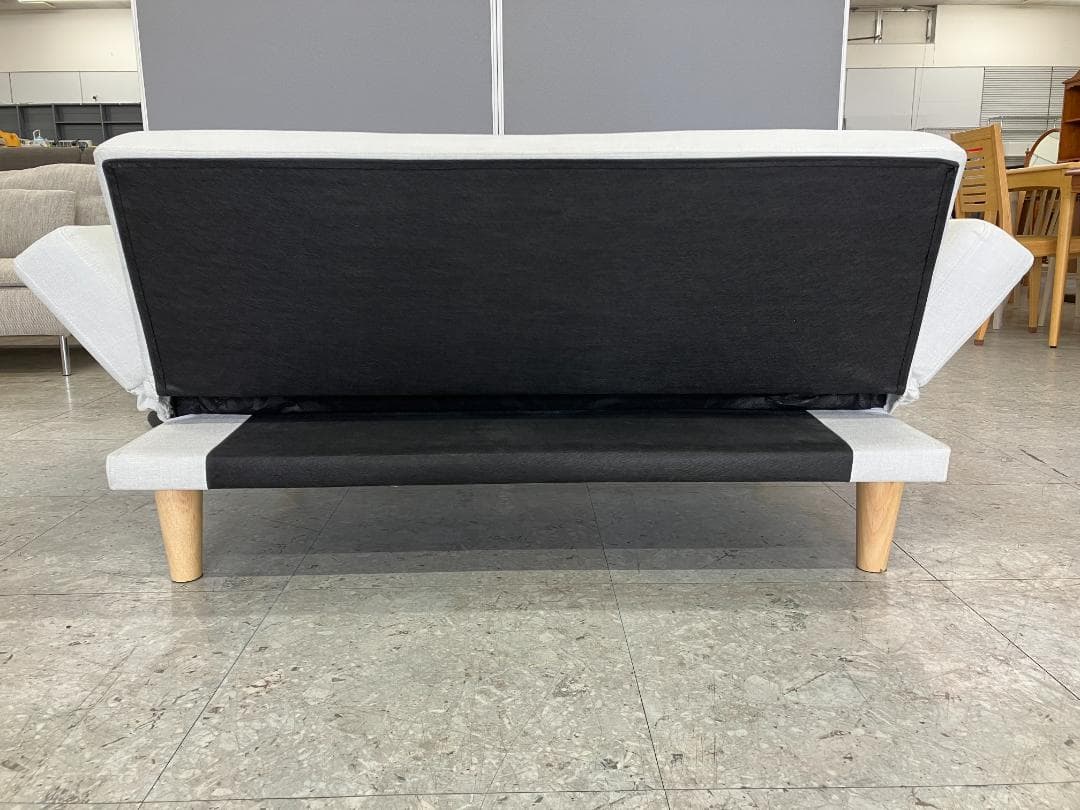 LOWYA 2人掛けソファ リクライニング アイボリー