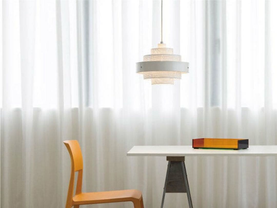 ホワイトメッシュデザインペンダントライト