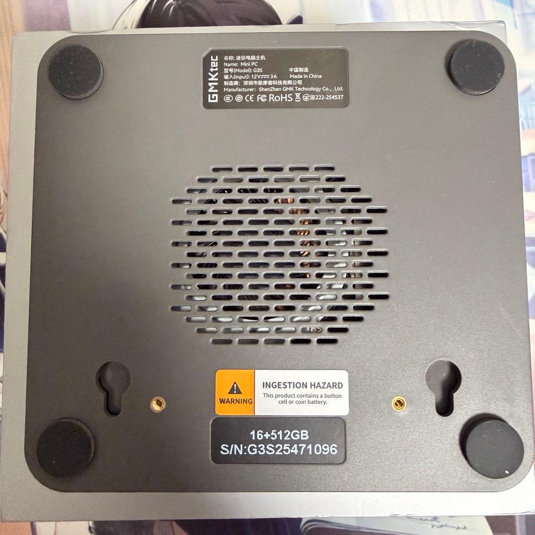 GMKtec ミニPC 16GB+512GB Windows11 Pro