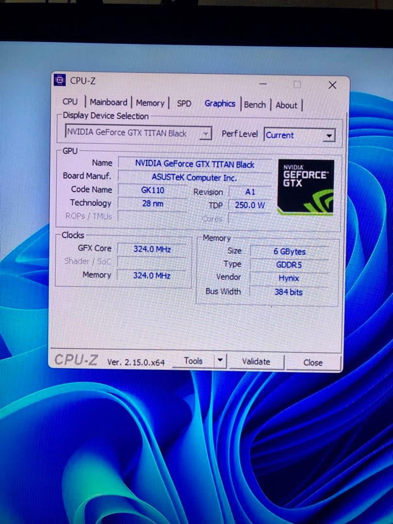 グラフィックボード・グラボ・ビデオカード Asus Geforce GTX TITAN BLACK 6GB [DDR5]