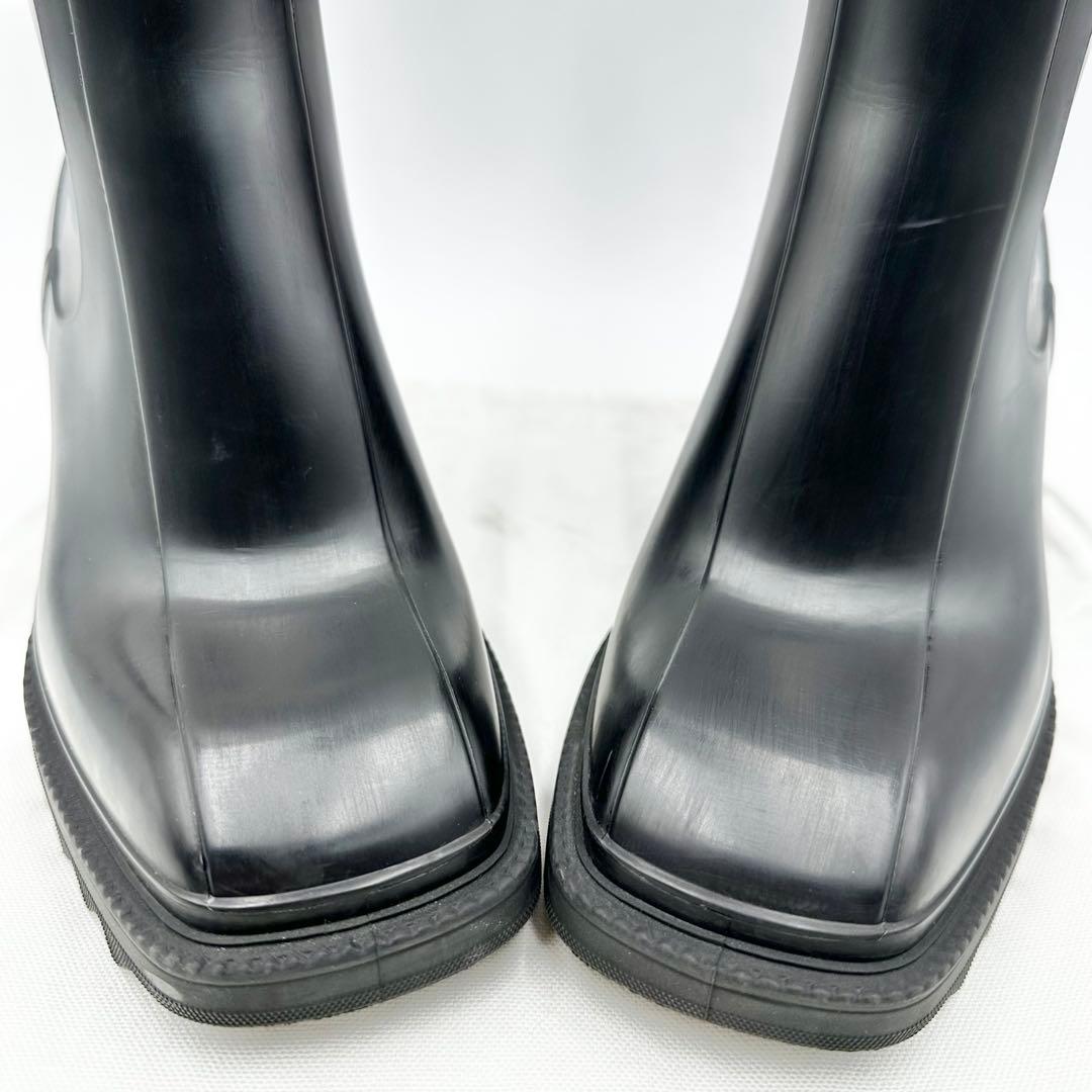 Chloe BETTY レインブーツ サイドジップ ラバーソール 黒 35