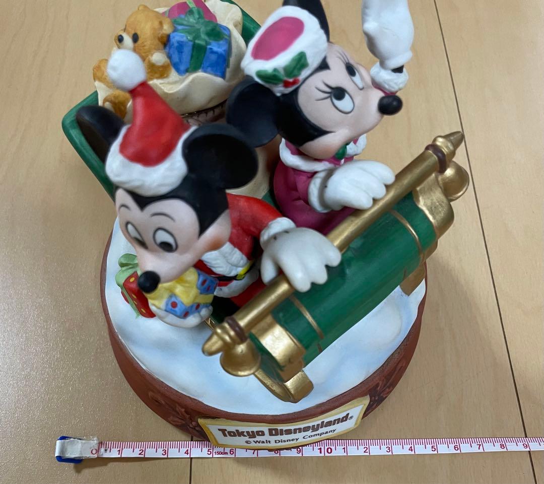 ディズニー ミッキー ミニー クリスマス　オルゴール　Disney