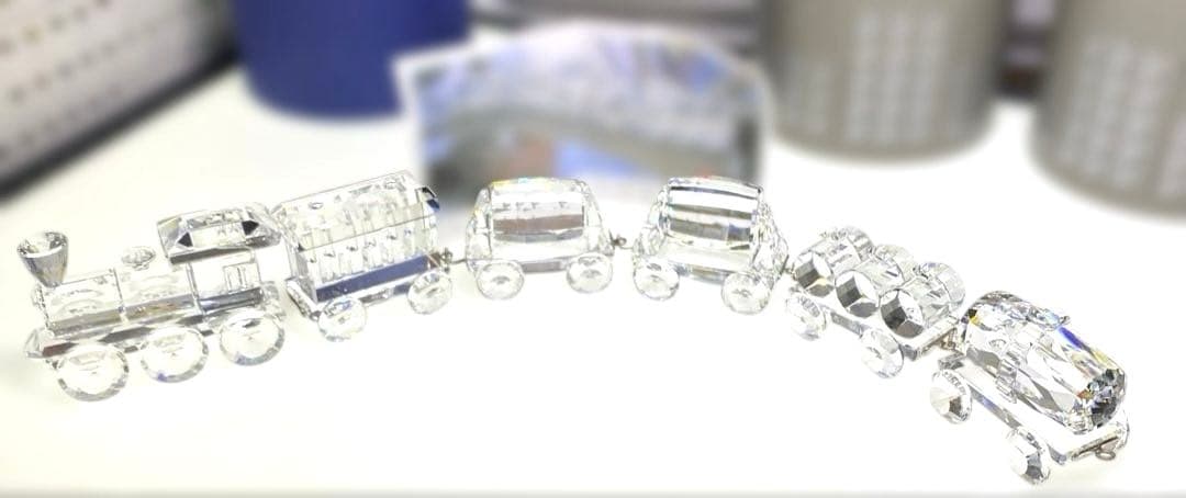 廃盤品　訳あり スワロフスキー　列車6両セット