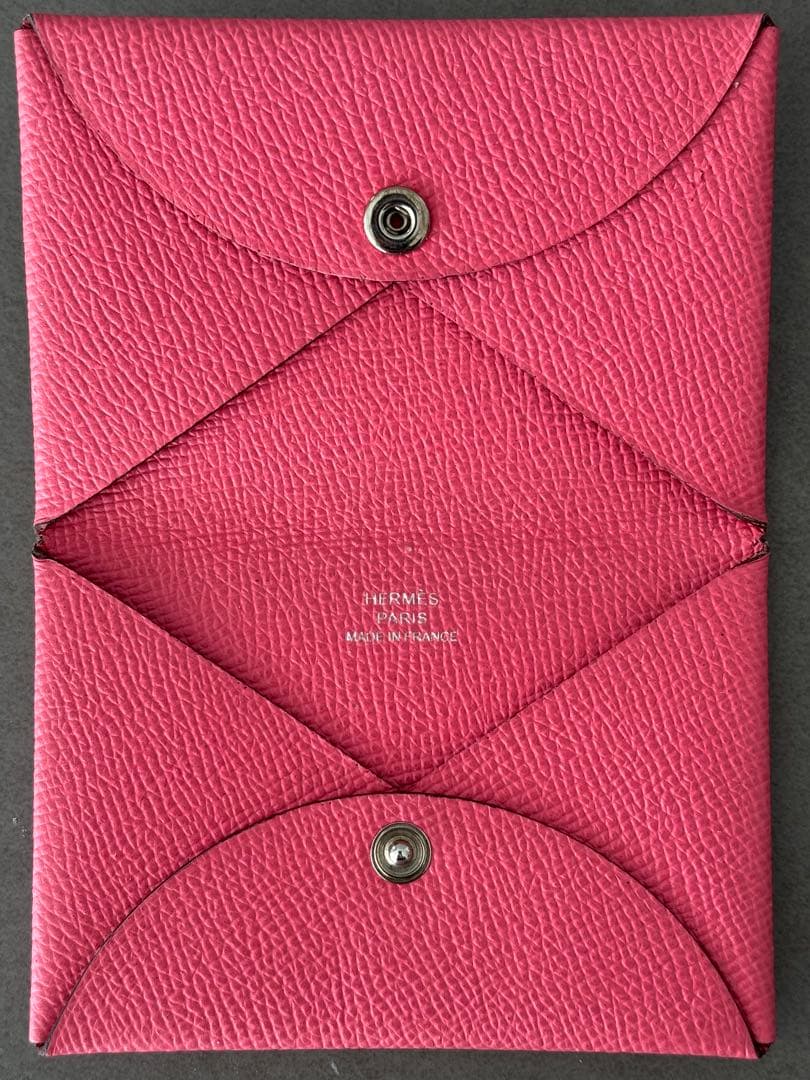 エルメス 名刺入れ カード入れ　カードケース　ピンク