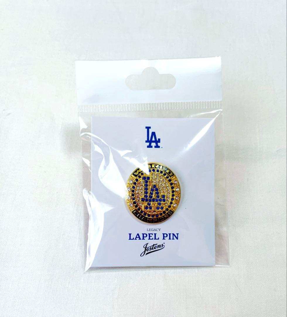 MLB公式 認定品 2024ドジャース ラペルピンバッジワールドシリーズ優勝記念