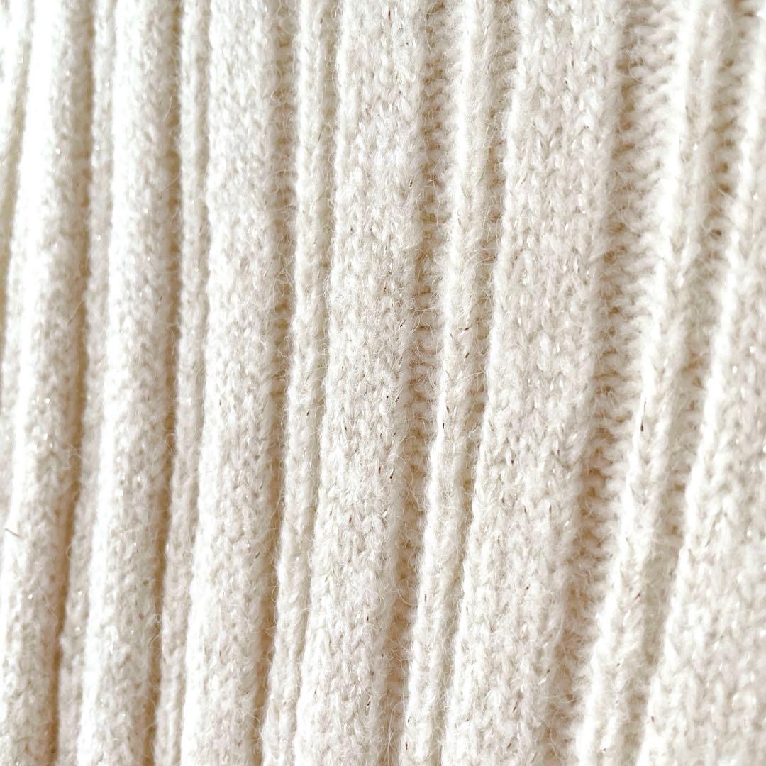 アプワイザーリッシェ タグ付✨キラキラミニニットワンピース M ギフトにも◎