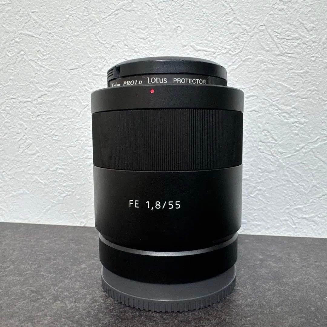 【美品】ソニー Sonnar T* FE 55mm F1.8 ZA フィルター付