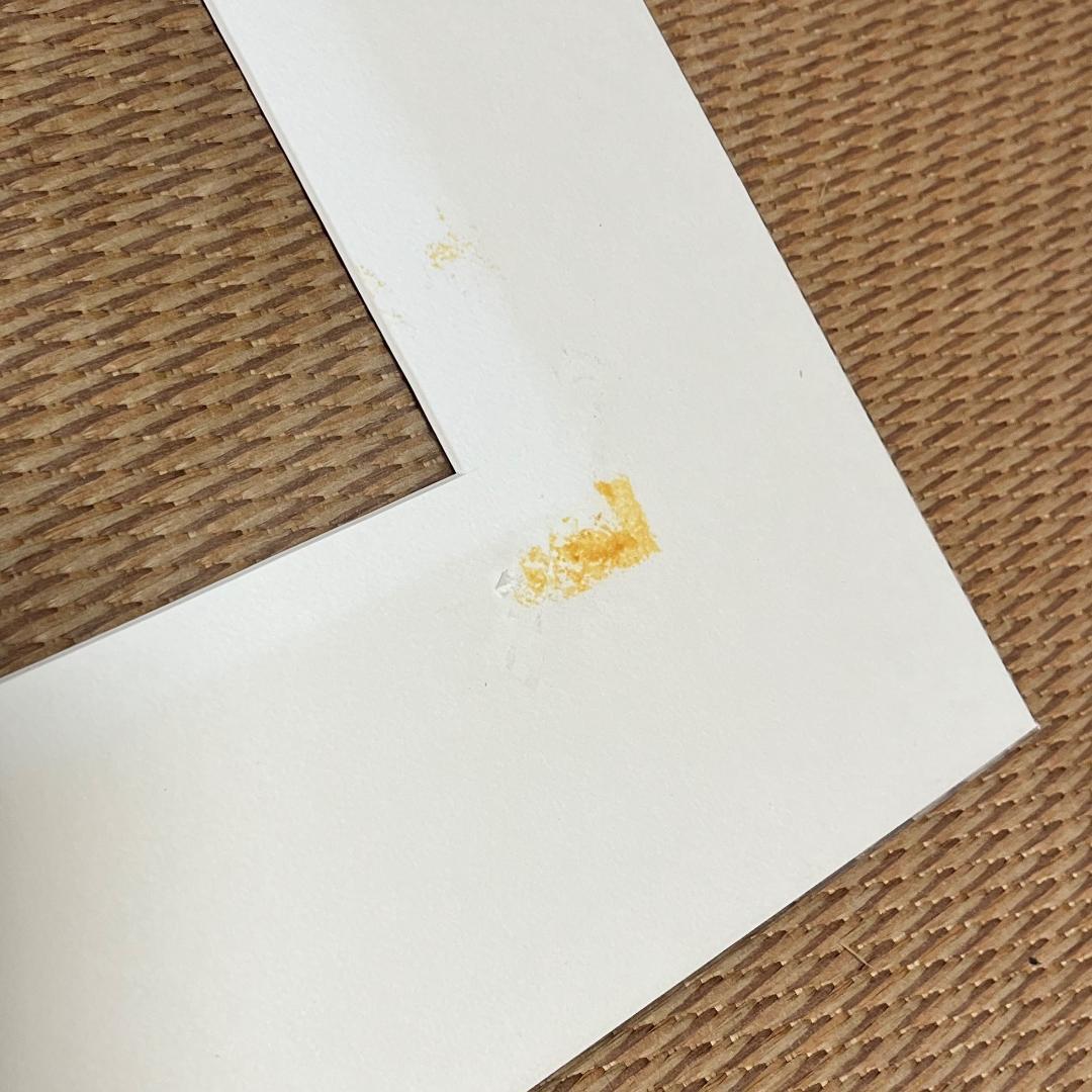 uc-75　雪だるまの写真＆ホワイトフレーム