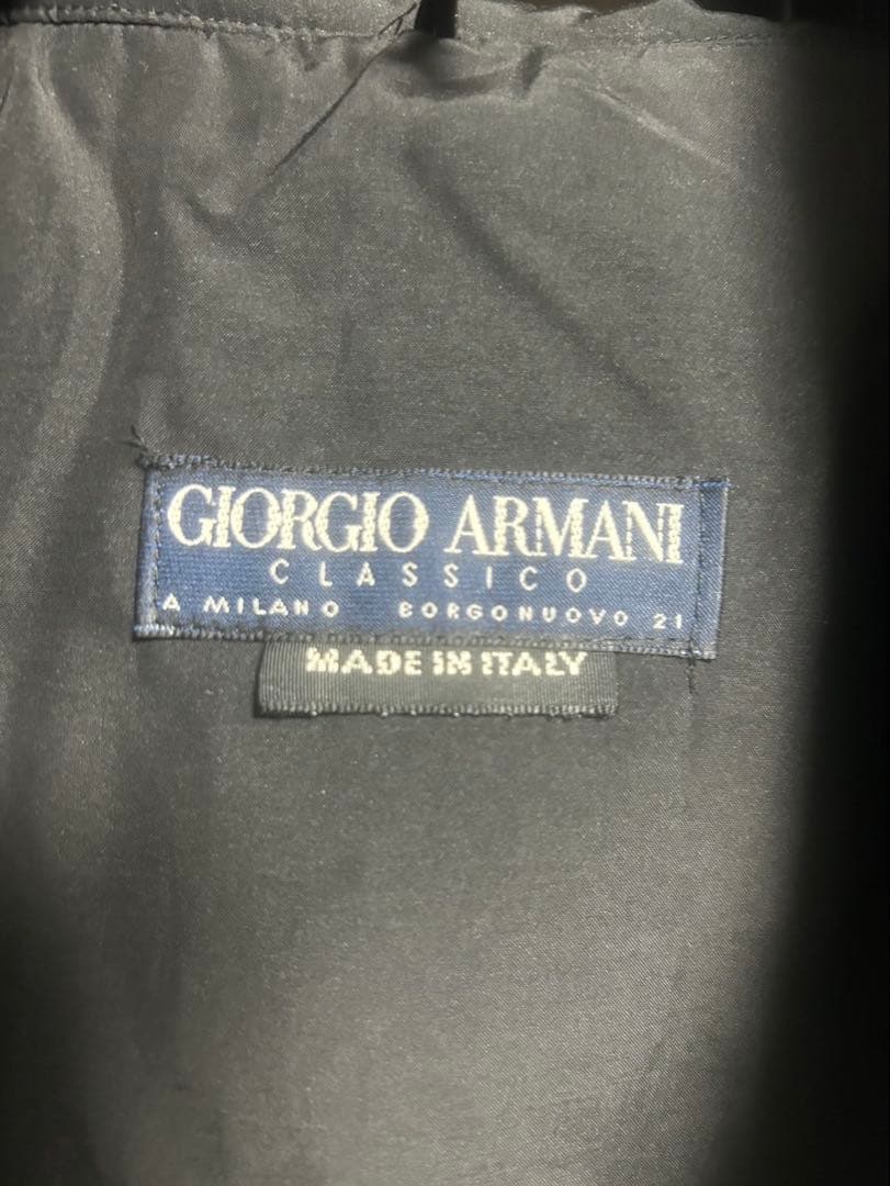 black96Giorgio Armani フード付きナイロンジャケット