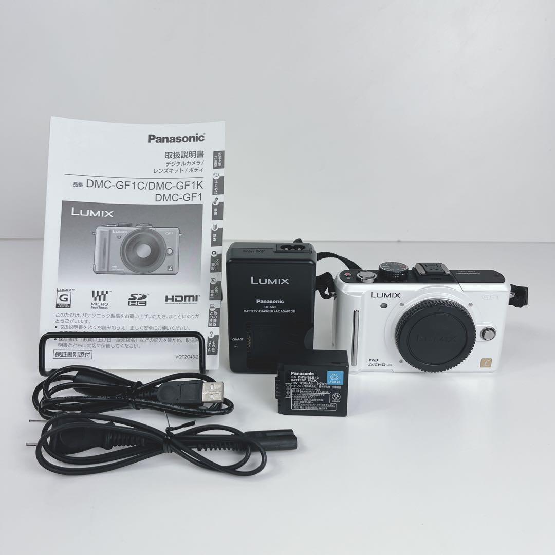 Panasonic DMC-GF1 ミラーレスカメラ本体 バッテリーチャージャ付