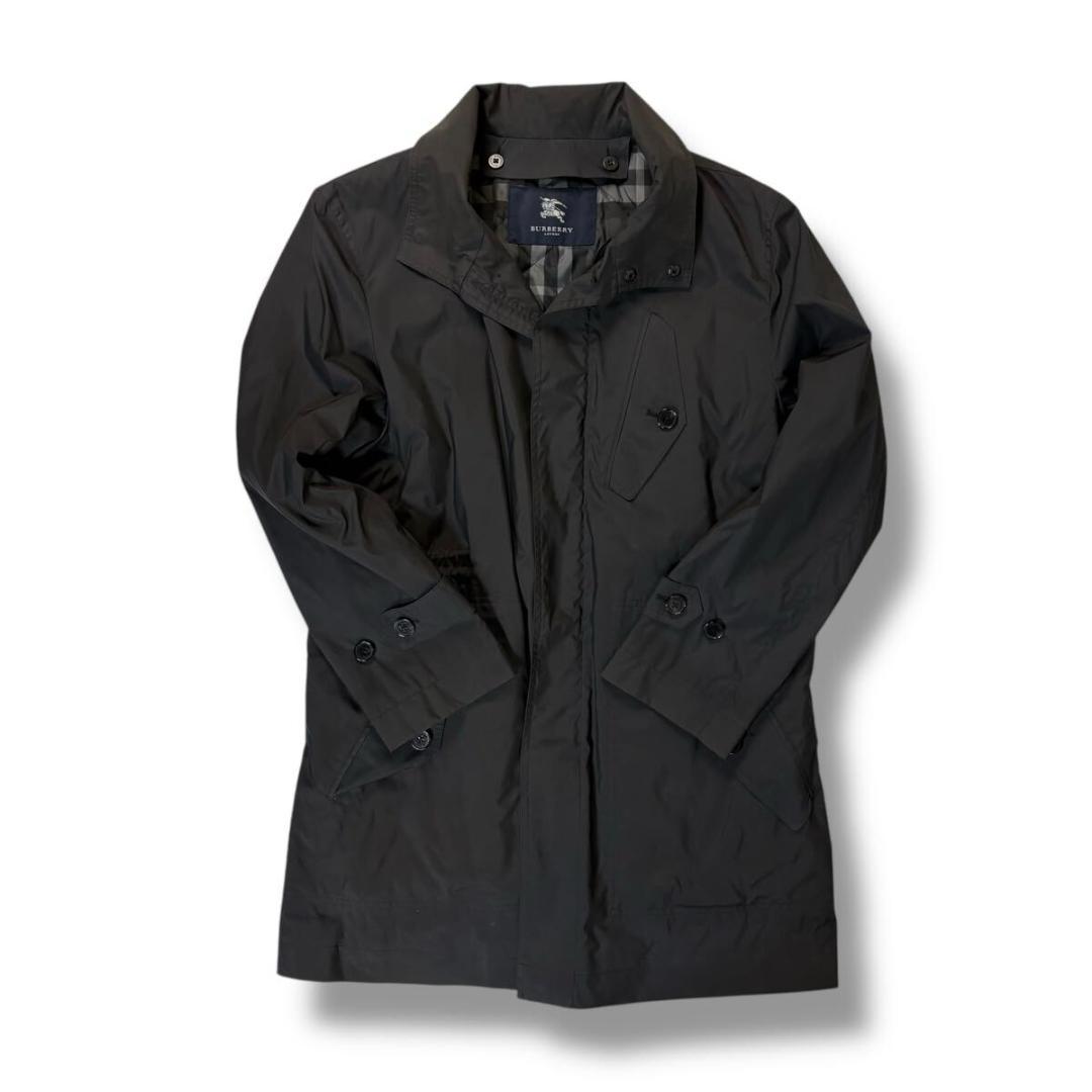 【美品】BURBERRY モッズコート ブラック チェック Mサイズ 三陽商会