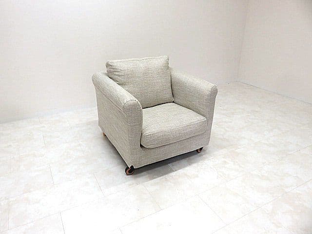 y*a様 Cassina/カッシーナ 「ドリアン」1人掛けソファ　フェザークッシ