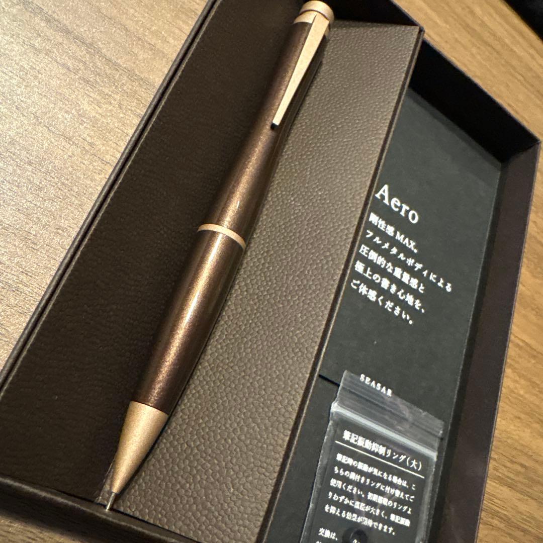 Seasar Aero 剛性感MAXシャーペン　ダークブラウン