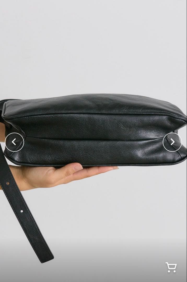 ミニスワローマチショルダーバッグ　黒