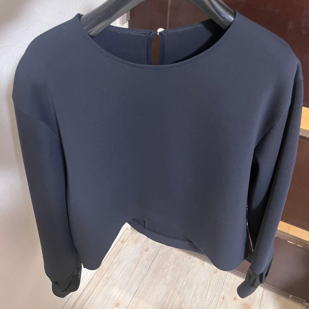 新品☆ ANAYI ダブルジャージー袖シアープルオーバー/セオリー、23区、ロペ