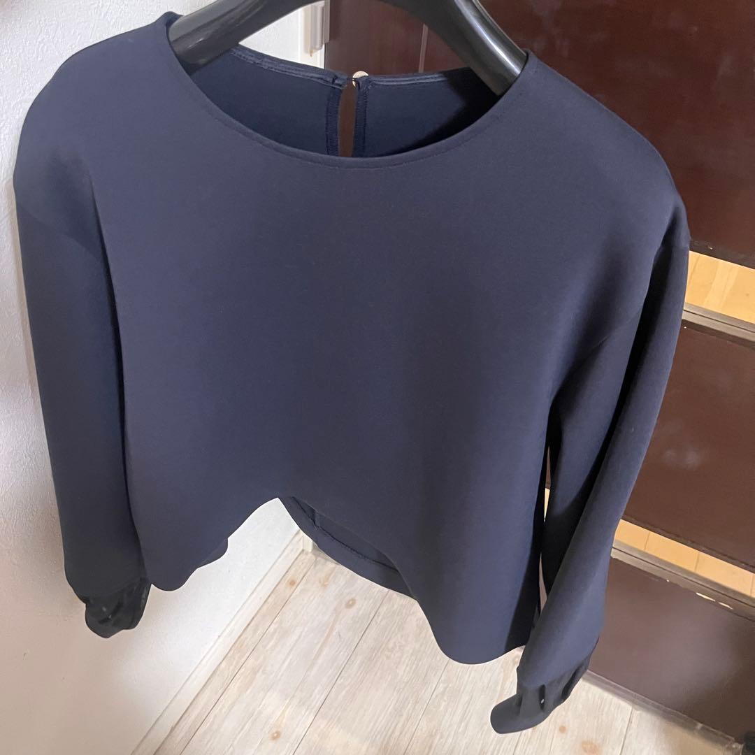 新品☆ ANAYI ダブルジャージー袖シアープルオーバー/セオリー、23区、ロペ