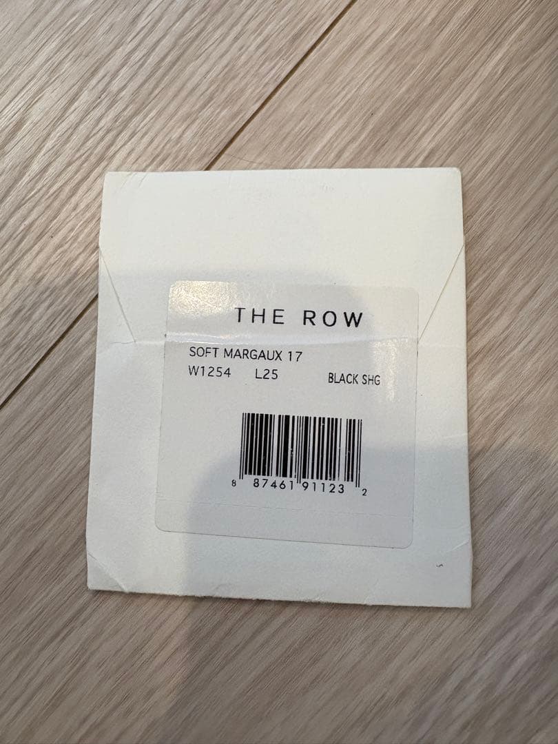 THE ROW マルゴー17 ブラック スエード