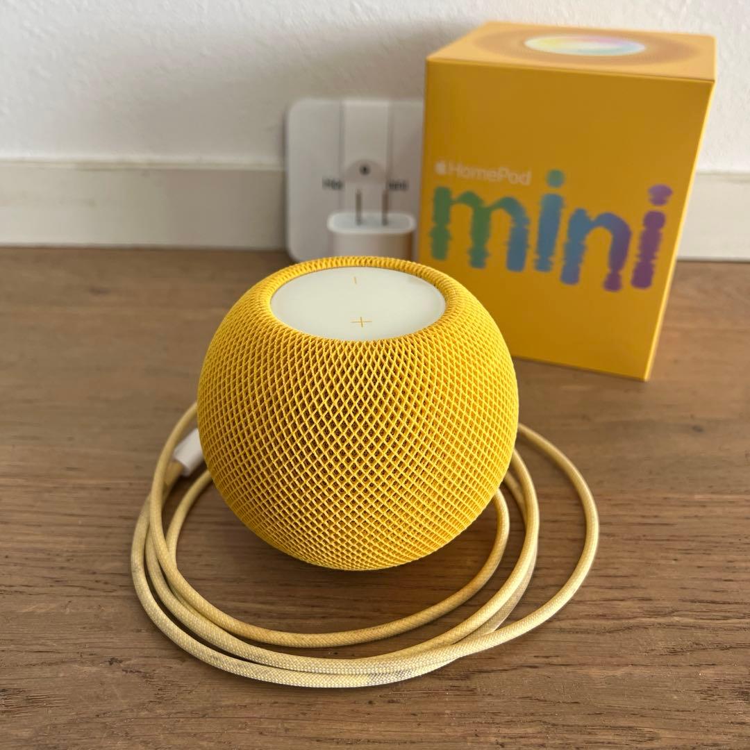 Pod mini yellow Apple ホームポッド イエロー