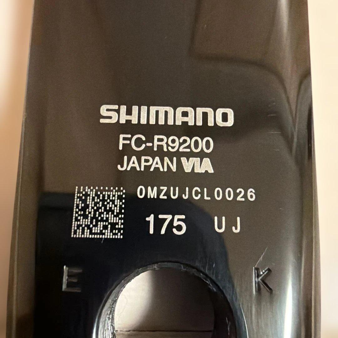 DURA-ACE FC-R9200クランクセット 52/36T 12S175mm