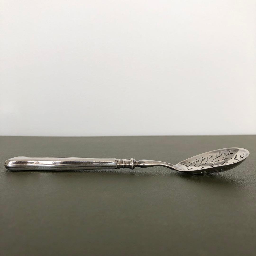 フランス アンティーク　Philippe Berthier 銀製カトラリー3本