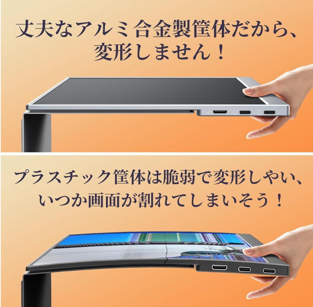 モバイルモニター kksmart 13.5インチ NK-135　2K・超軽量