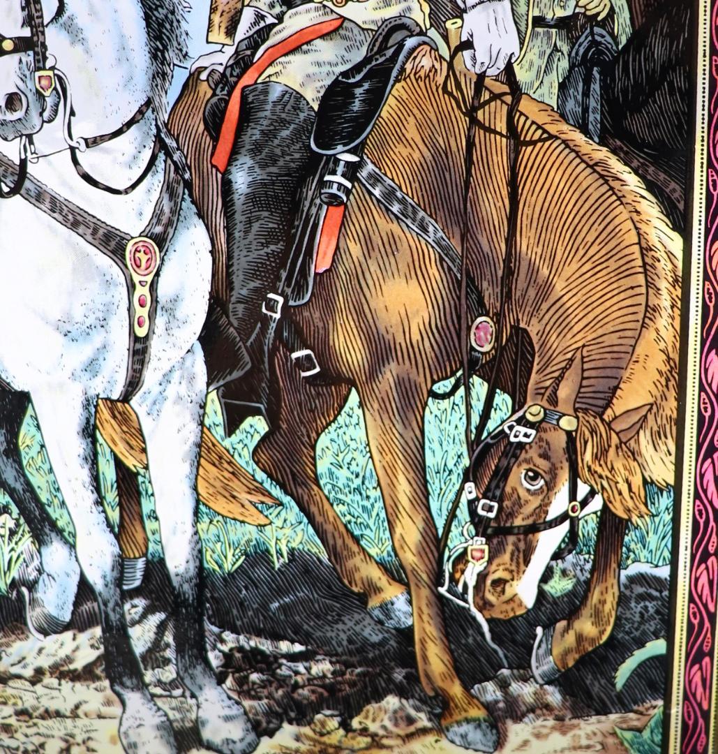 チャンセラーズヴィルの戦い ヴィンテージ ステンドグラス 最後の軍議 完璧な戦闘