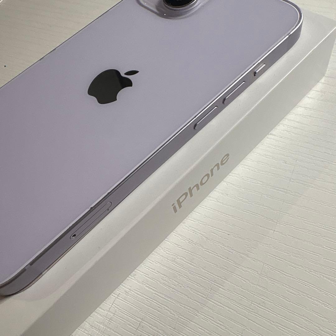 iPhone 14 128GB パープル SIMフリー 極美品