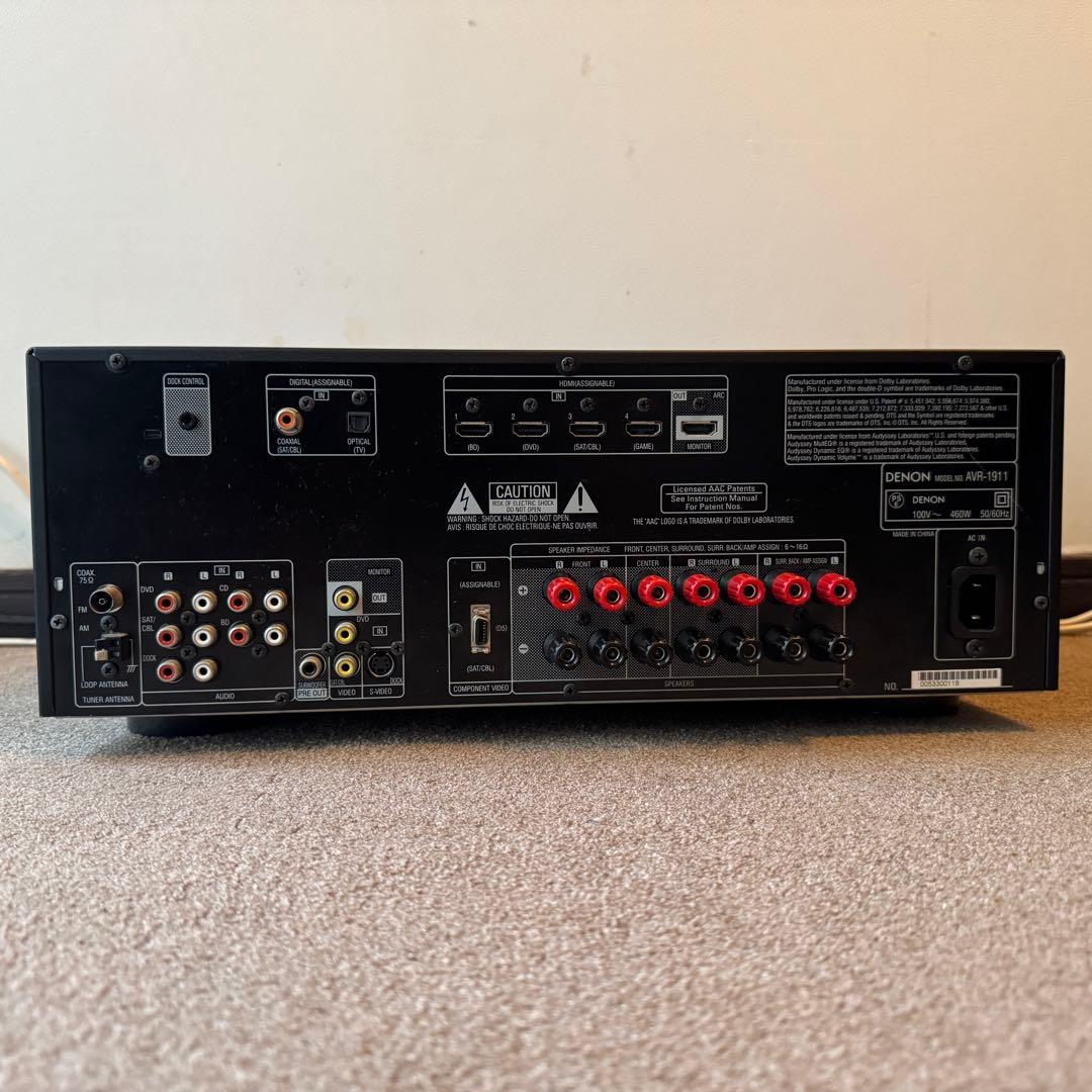 DENON AVサラウンドレシーバー AVR-1911