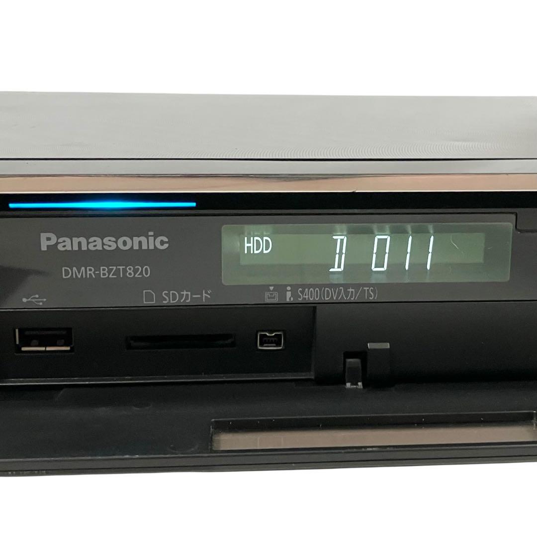 パナソニック 3番組同時録画 ブルーレイレコーダー DMR-BZT820