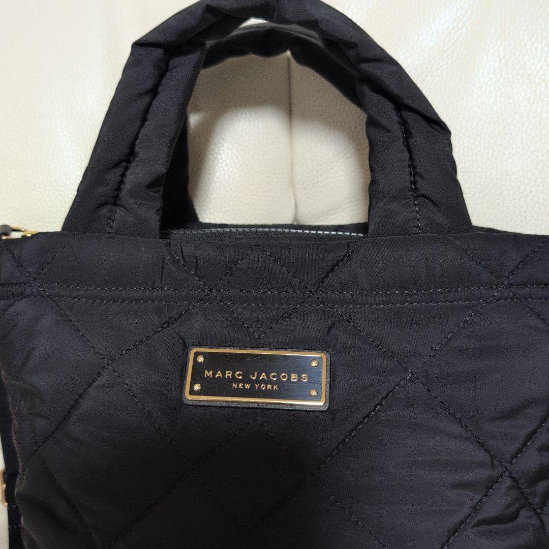 ☆マークジェイコブス☆　キルティング素材の2wayバッグ　黒　極美品！