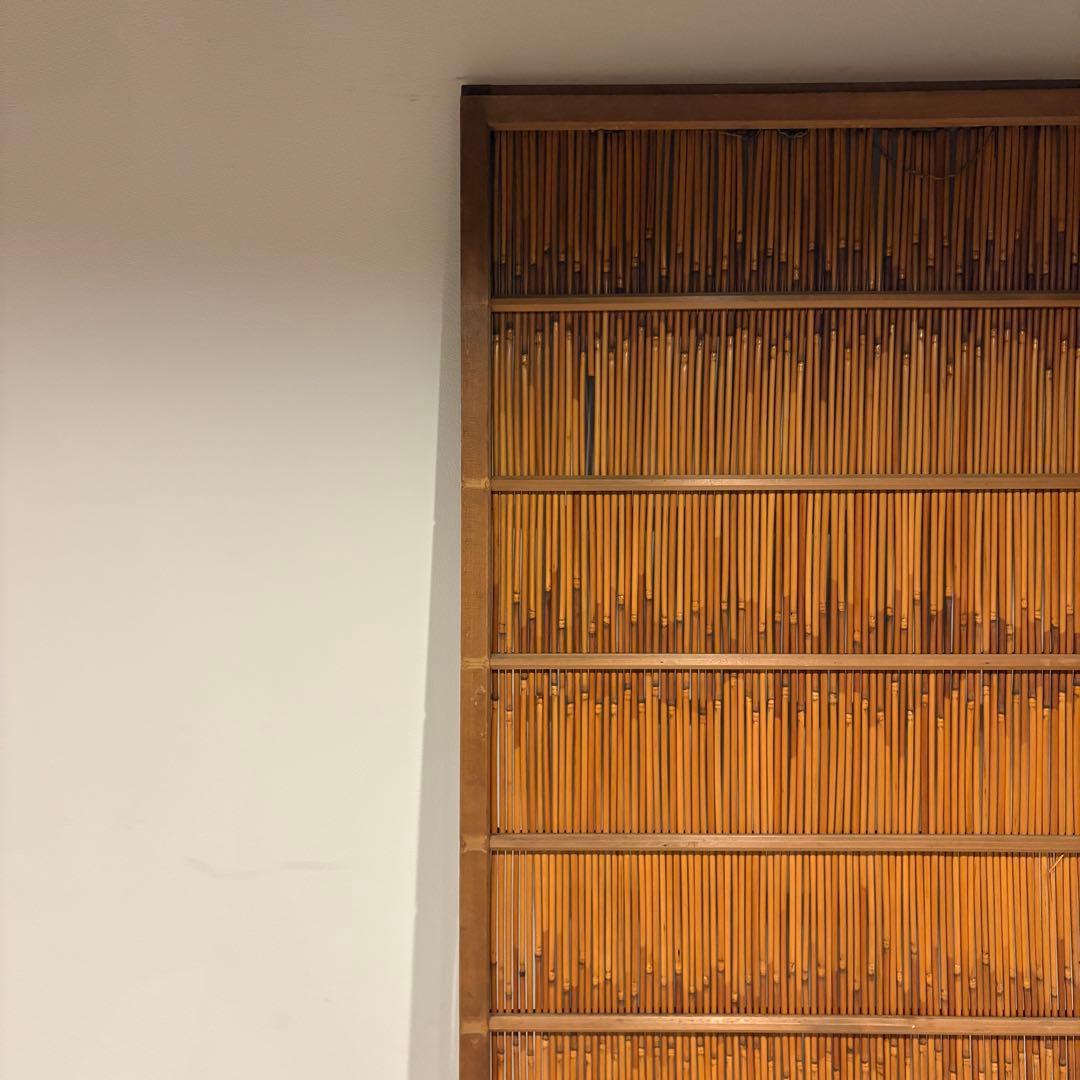 古い建具 1枚 簾戸 すど 葦戸よしど 夏障子 御簾戸 4/4