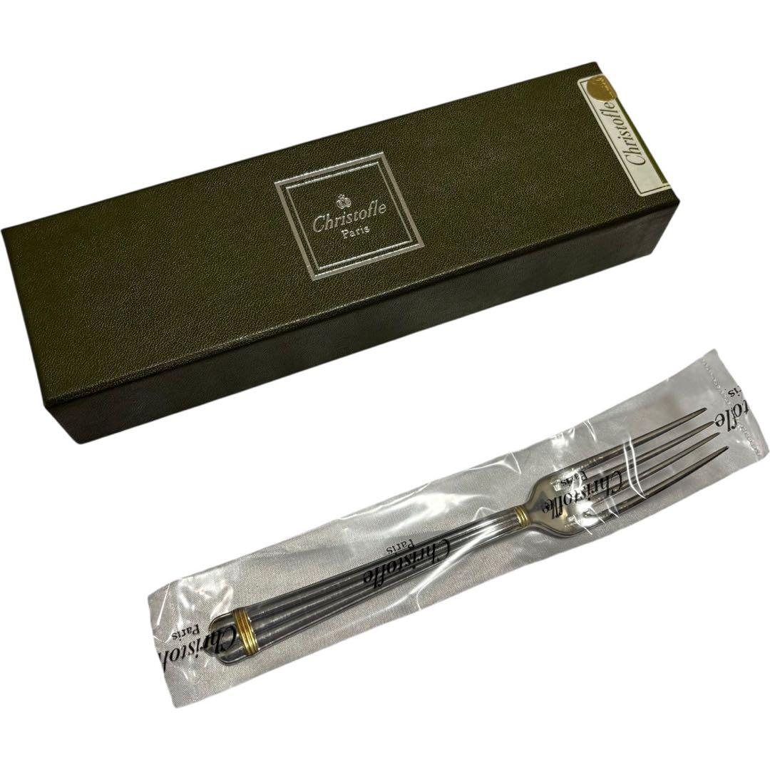 【未開封】 クリストフル アリアゴールドリング フォーク 6点