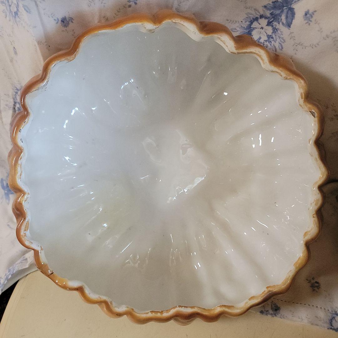 特大　カボチャ型容器 　蓋付き　オマケ付き　イタリア製　ヴィンテージ陶器製　置物