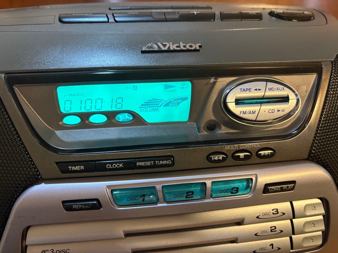 Victor RC-XC3 CDラジカセ：作動品