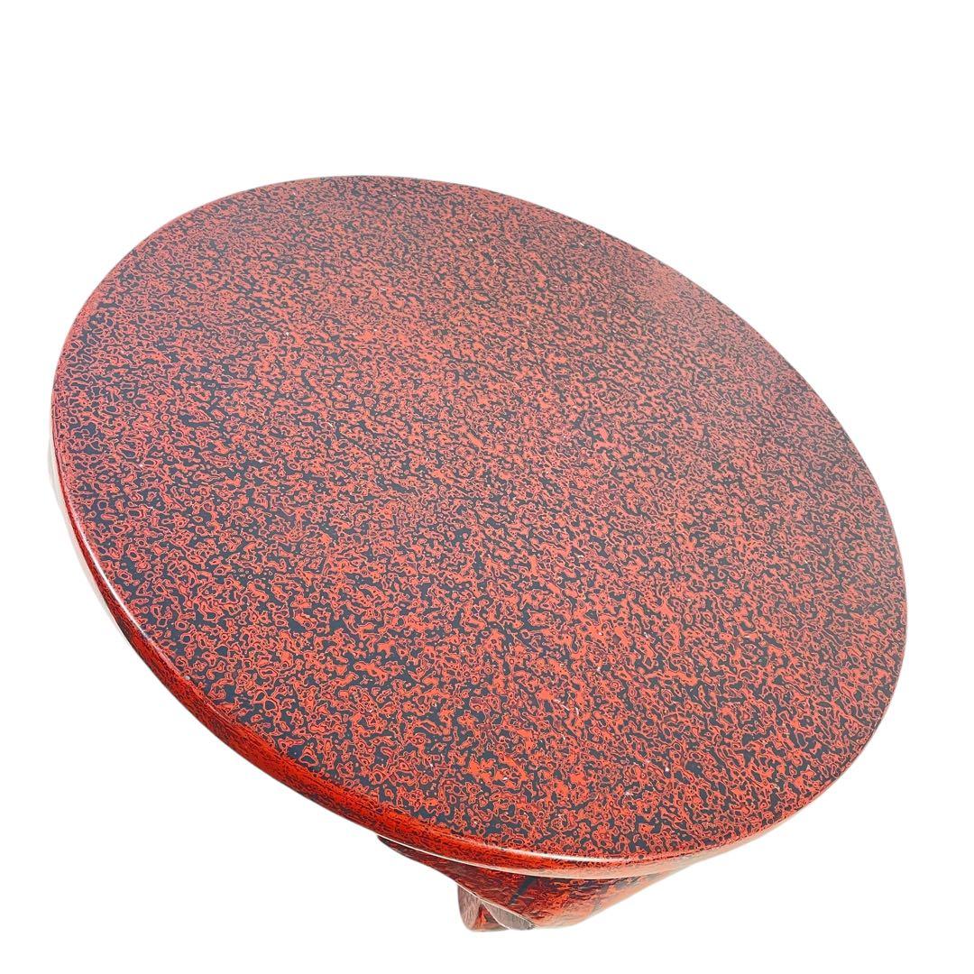 HR400津軽塗　伝統工芸　螺鈿細工　円テーブル　座卓　ローテーブル　　ちゃぶ台