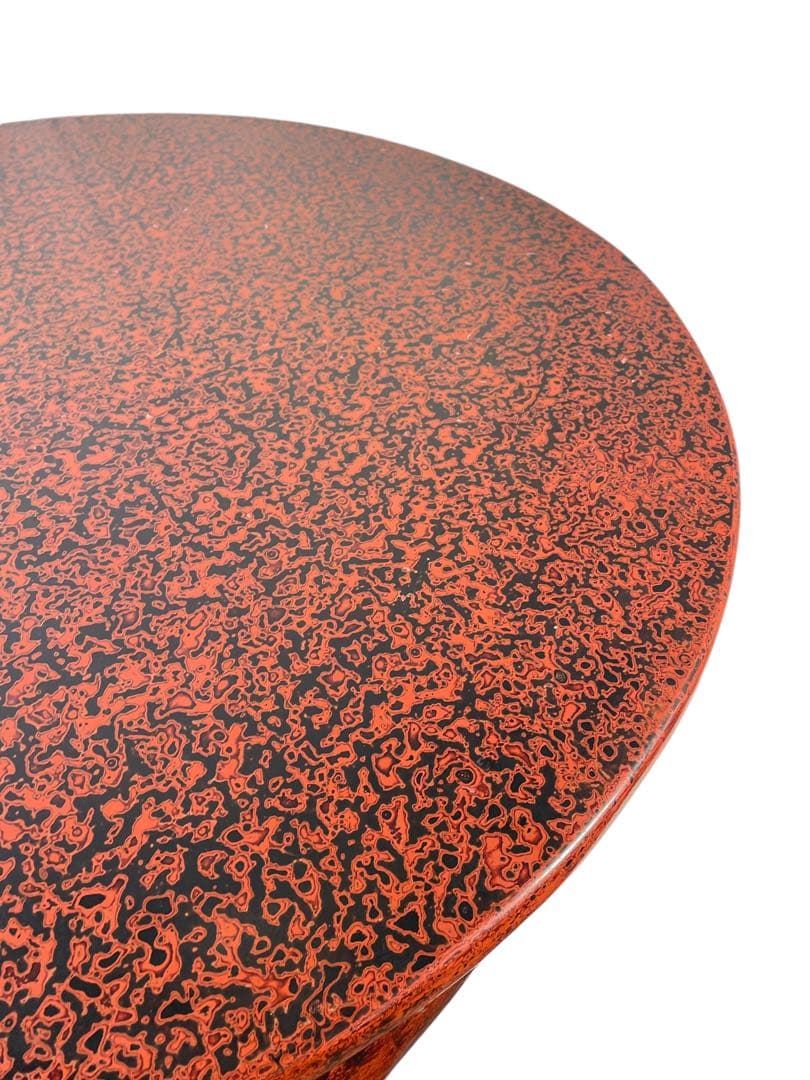 HR400津軽塗　伝統工芸　螺鈿細工　円テーブル　座卓　ローテーブル　　ちゃぶ台