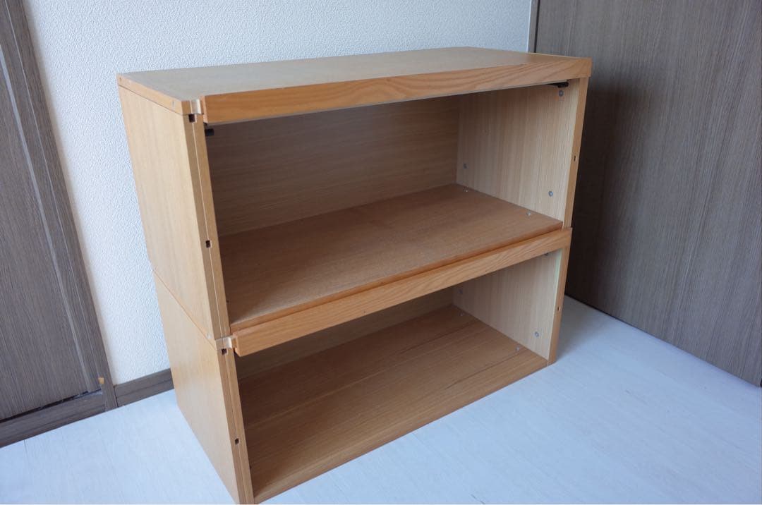 無印良品　フラップ扉ボックス　2個セット販売