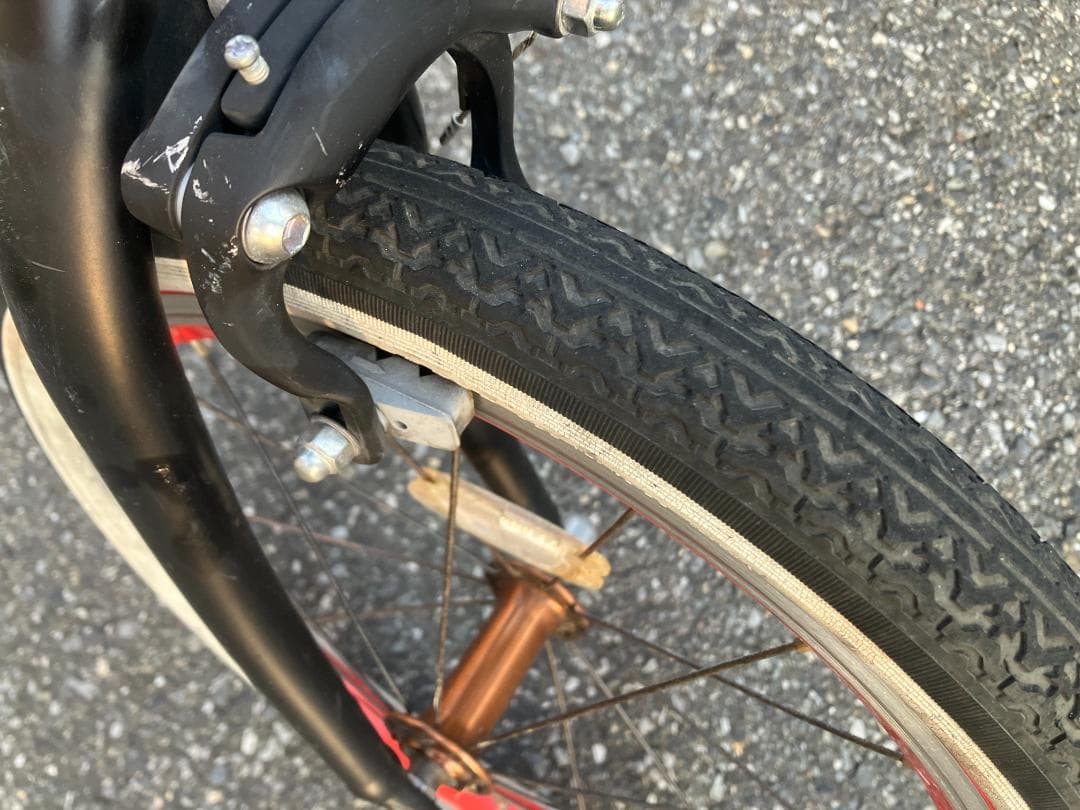 ブリヂストン レベナ ジュニア自転車 黒赤【埼玉引取限定】