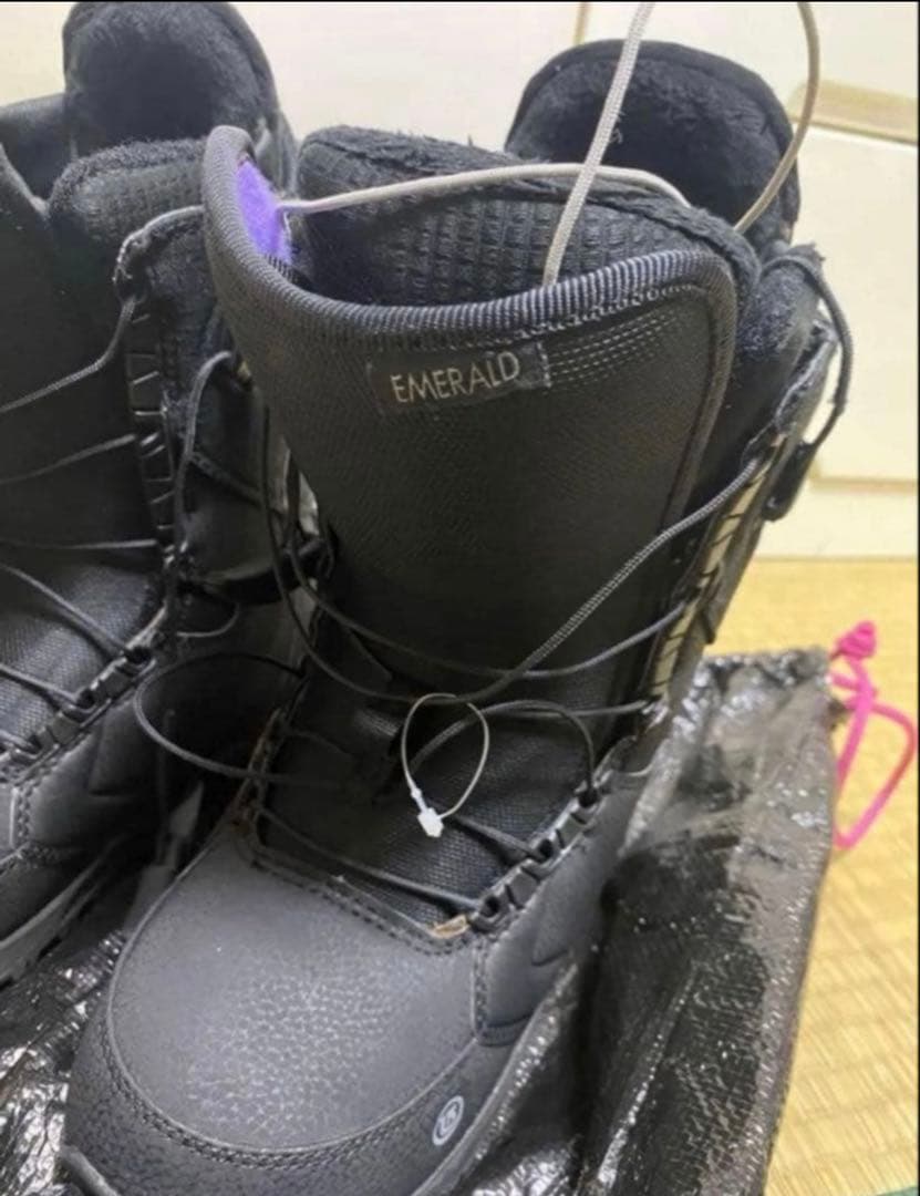 【美品】バートン スノーボードブーツ レディース 、ジュニア 22cm
