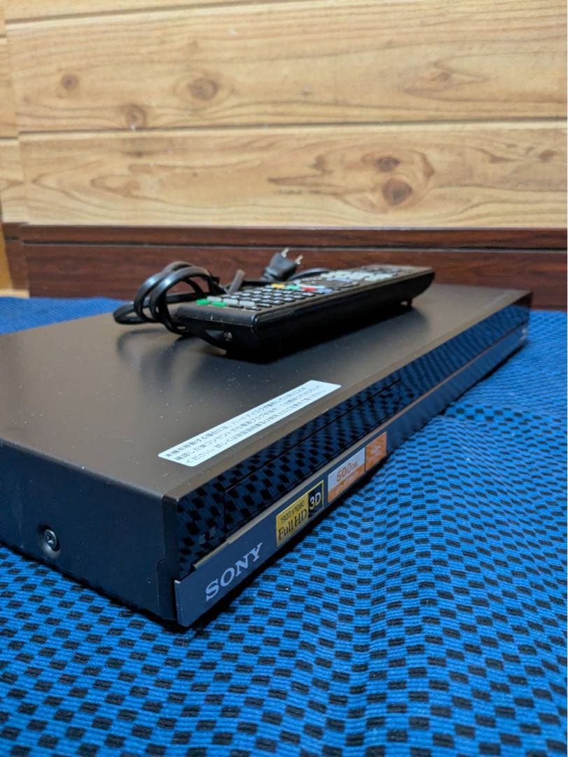SONY ブルーレイレコーダー リモコン付き