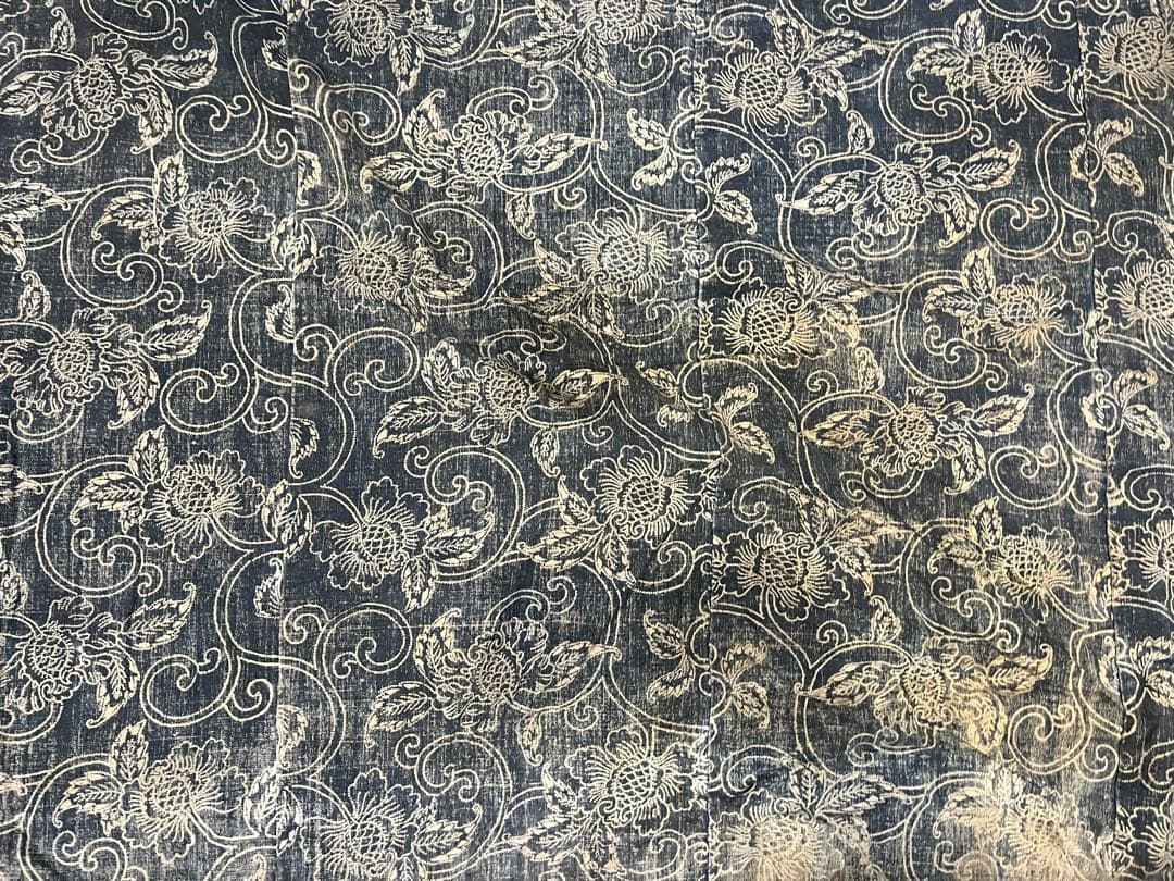 古布　藍染　木綿