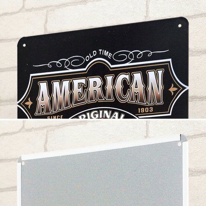 デザイン看板A4】アメリカンバイク★壁掛けポスター絵アートパネル車庫ガレージ雑貨