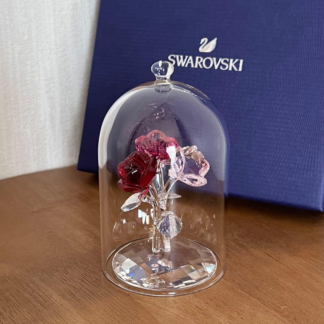 【新品未使用】SWAROVSKI ローズブーケ