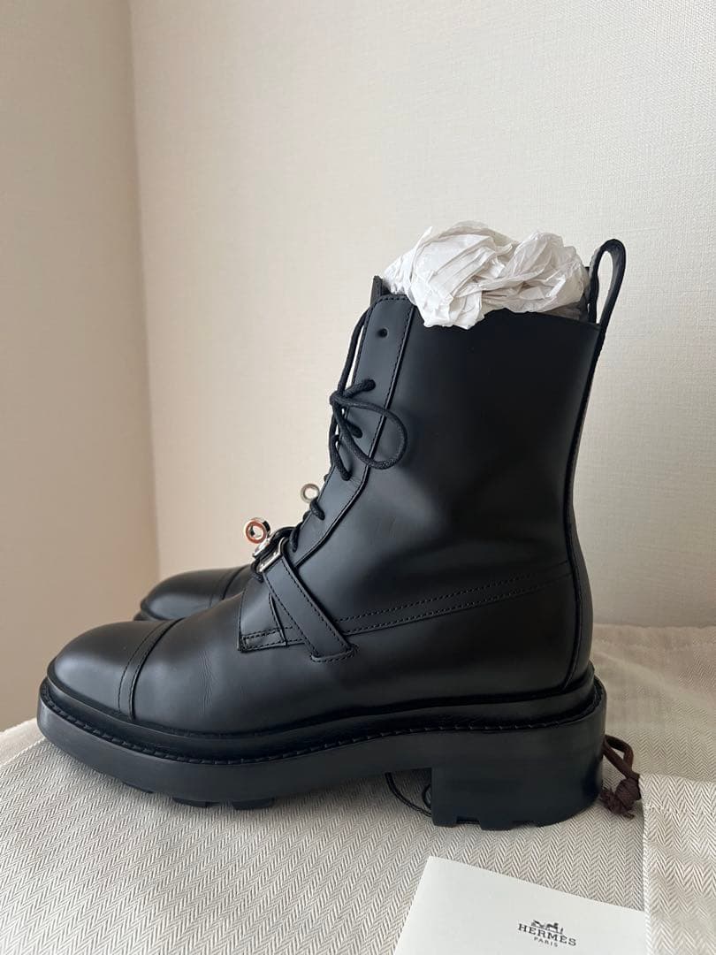 【美品】HERMES エルメス　ショートブーツ　《ファンク》　36.5