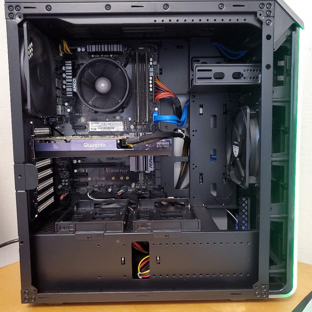 【人気のガレリア】ゲーミングPC/Ryzen5 2600/GTX1060