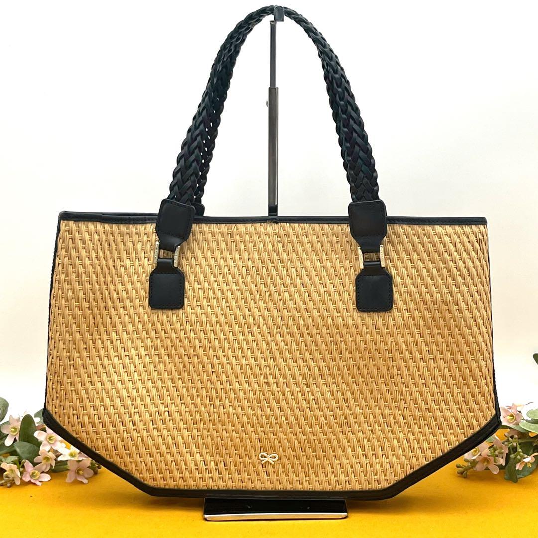 愛✨アニヤハインドマーチ　ハンドバッグ　トートバッグ　かごバッグ