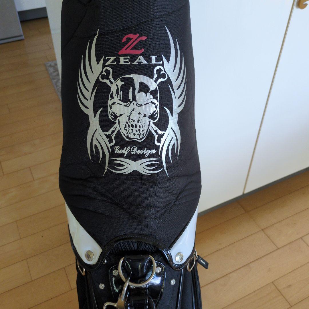 ZEAL❗️カッコイイ❗️ スタンドゴルフバッグ 黒