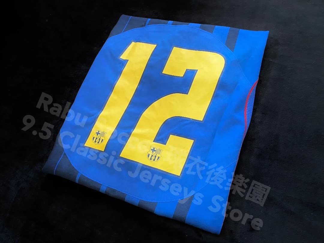 バルセロナ 04/05 アウェイ ユニフォーム #12 選手仕様 長袖