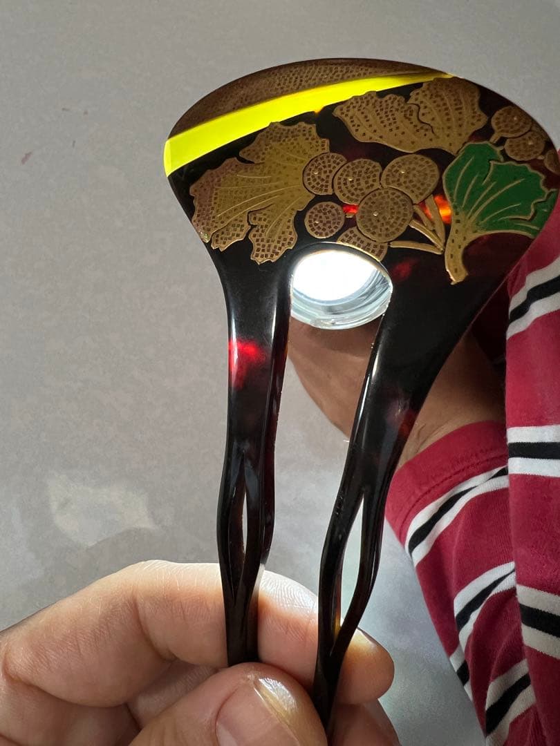 べっ甲　櫛　かんざし　鼈甲　ほんべっ甲　鼈甲細工　保証書付　髪飾り